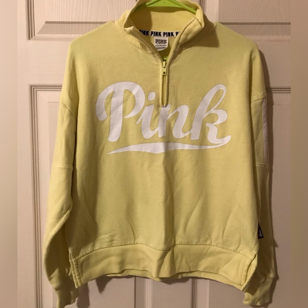 Yellow PINK pullover